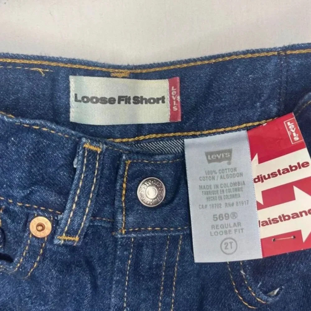 Levi-s Men's Navy and Blue Shorts